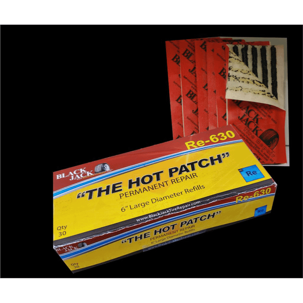BlackJack Tire Supplies 6" Large Dia.Refills, (Box of 30) T398-BLJRE-630
