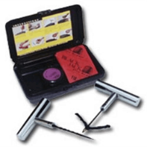 BlackJack Tire Supplies TIRE PLUG STARTER KIT WITH CHROME TOOLS T398-BLJK20SC