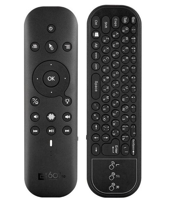 G60s Pro Remote Control with Mini Keyboard 2.4g Bluetooth-compatible 5.0 Dual Mode Voice Backlight  K484-PEL_0OUZFEC1