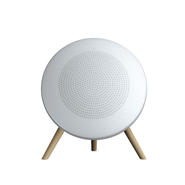 Color: SILVER CLOUD - Echo Spear Bluetooth Speaker with Built-In Wireless Subwoofer K290-52630141600017