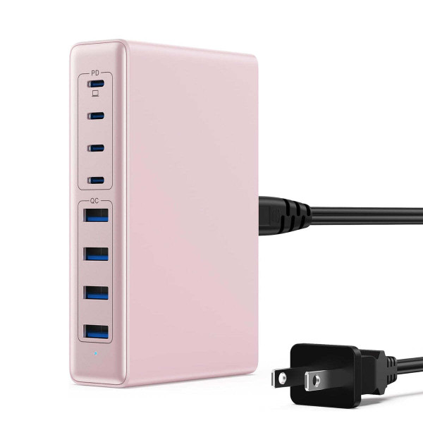 Color: PINK - Power Wall USB-C Charger For Phones And Devices - Charge Everything Faster And Smarte K290-51284561690897