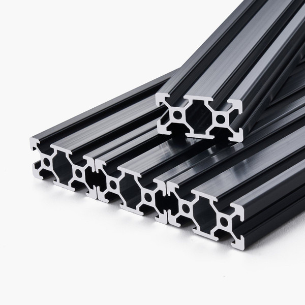 4PCS 39.4 in (1000mm) T Slot 2040 Aluminum Extrusion Profile, European Standard Anodized Linear Rai E415-2040OBLXCDG4XXI6C001V0