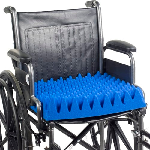 Wheelchair Cushion Foam 18  X 18  X 3    Black B731-50543