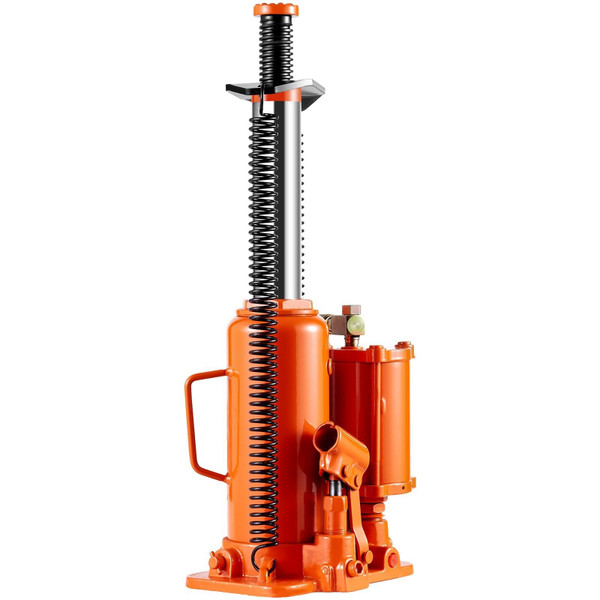 Air Hydraulic Bottle Jack, 12 Ton/26455 lbs Pneumatic Hydraulic Bottle Jack with 10.43''-19.88'' Li E415-PSDSQYTS12TZE9HHUV0