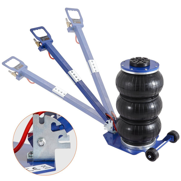 Air Jack, 3 Ton/6600 lbs Triple Bag Air Jack, Airbag Jack with Six Steel Pipes, Lift up to 17.7",  E415-QNQJDDBSZB3T62XMUV0