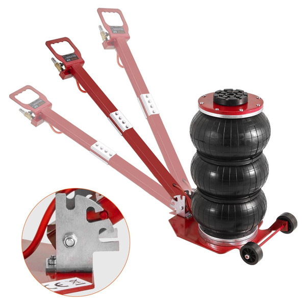  Air Jack, 3 Ton/6600 lbs Triple Bag Air Jack, Airbag Jack with Six Steel Pipes, Lift up to 17.7",  E415-QNQJDDBSZB3T62CNAV0