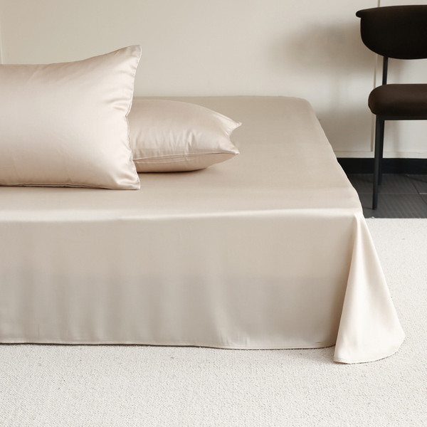 Color: Gold, Size Specification: 120x230cm - Tencel Single Monofilament Soft Single Bed Double Roun Q119-CJYD255669508HS