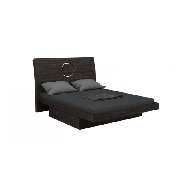 Four Piece Gray Solid Wood Bedroom Set With Mirror N270-343930