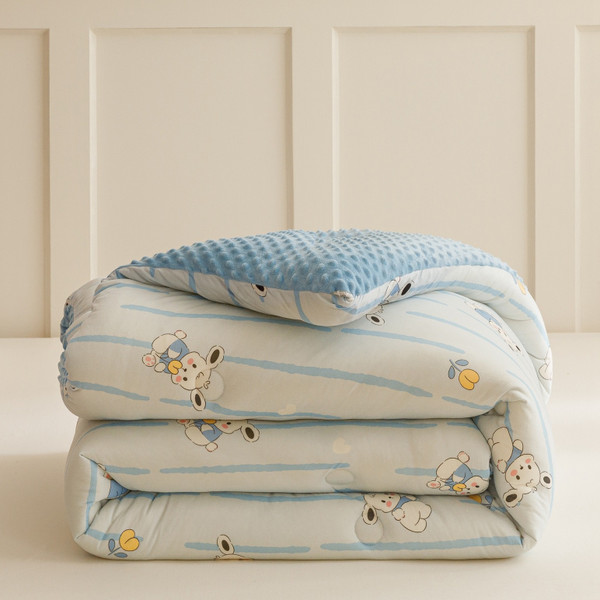 Color: Cute, Size Specification: 220X240cm 4.5KG - Beanie Velvet Quilt Soybean Fiber Duvet Insert A Q119-CJYD253904750XC
