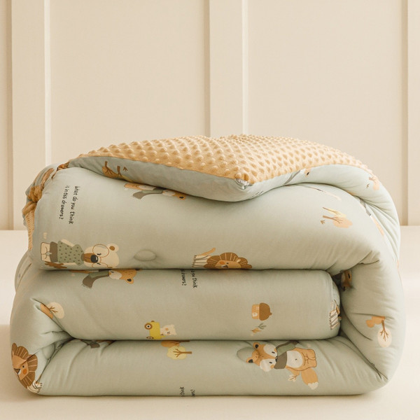 Color: Glasses Bear, Size Specification: 200X230cm 4KG - Beanie Velvet Quilt Soybean Fiber Duvet In Q119-CJYD253904767OL