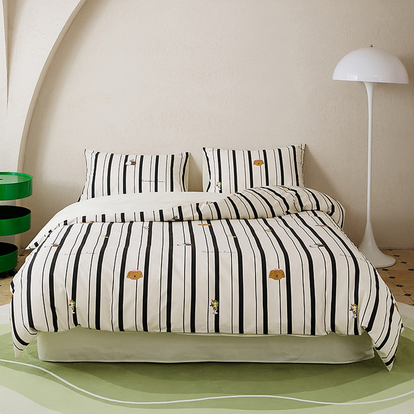 Pattern: Shengqi Ice Cream, Size Specification: 1.2m Flat Sheet Three Pieces - 2024 New All-cotton  Q119-CJCS208141746TG