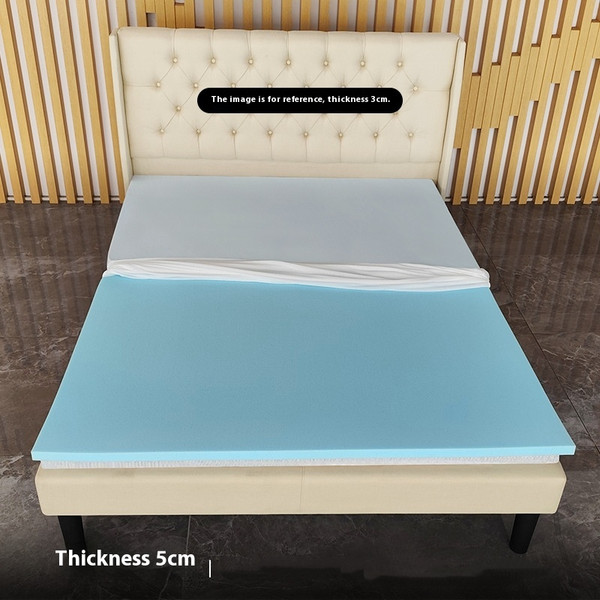 Style: Thickness 5cm, Size: 120x200cm - Gel Memory Cotton Mattress Thin Slow Rebound Tatami Mat Q119-CJYD247084230DW