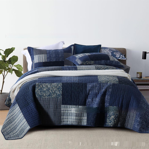 Style: Style 1, Size Specification: 230cmx250cm - American Patchwork Quiltedtextiles Cotton Bed She Q119-CJYD253049602BY