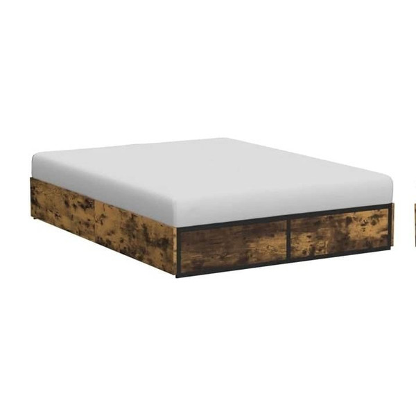 Queen Metal Wood Platform Bed Frame with 4 Storage Drawers - 800 lbs Max Weight Q280-SCIQPB20249325