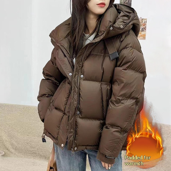 Short Padded Hooded Coat For Women Thick And Warm Q119-CJJK2621028