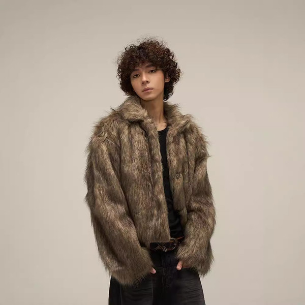 Winter Maychao Environmental Protection Fur Jacket Men's Design Sense Q119-CJYD2188863