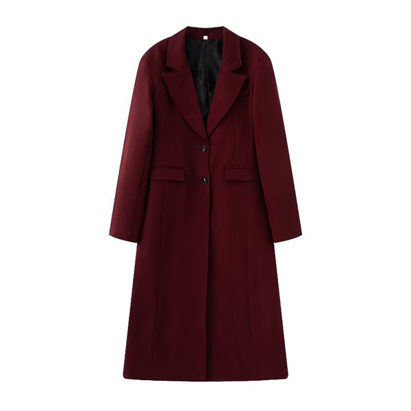 European And American Style French Design Fashion Casual Simple Suede Overcoat Q119-CJYD2556514