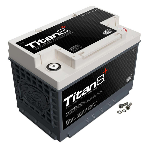 XS Power Titan 8 Lithium Battery 5000 Watts / 30Ah M119-PWRS54800