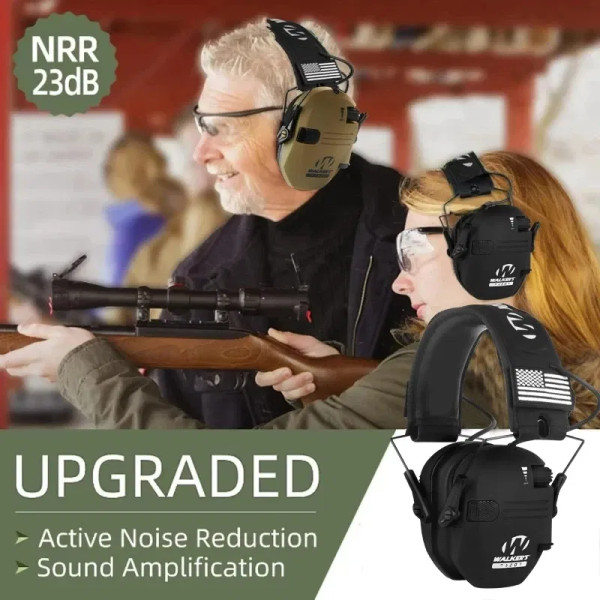 Color: Green - 2024 Earmuffs Active Headphones for Shooting Electronic Hearing Protection Ear Prote F640-12000039293086895