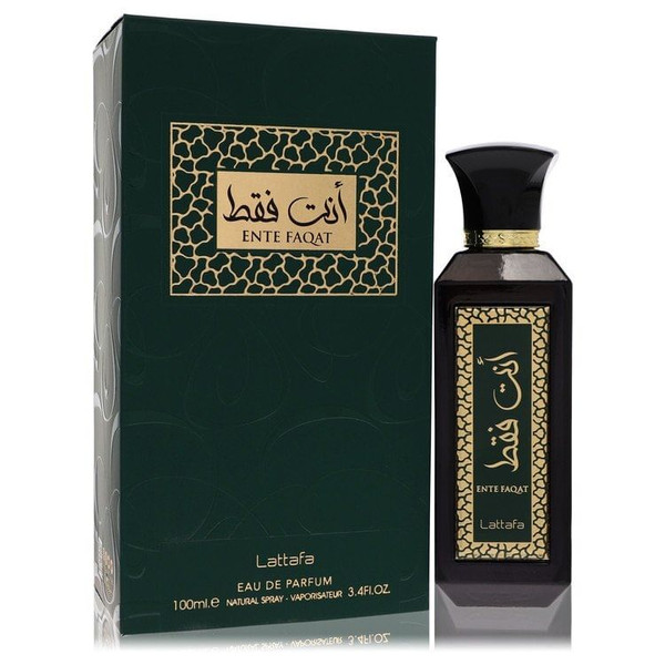 Lattafa Ente Faqat by Lattafa Eau De Parfum Spray (Unisex) 3.4 oz (Men) V728-566885
