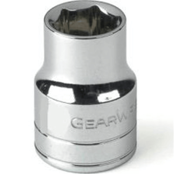 GearWrench 3/8 Inch Drive 6 Point Standard SAE Socket 1/4 Inch T398-KDT80350