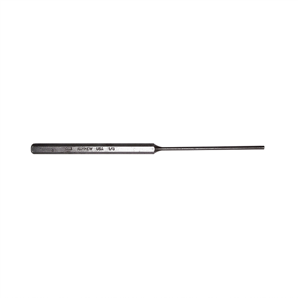 Mayhew EXTRA LONG FULL FINISH PIN PUNCH, 1/8" T398-MAY21500