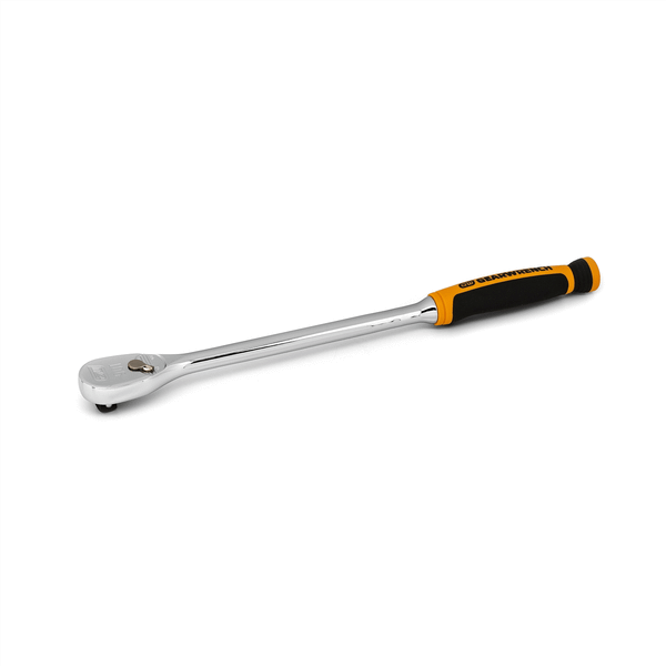 GearWrench 3/8 Inch Drive 90-Tooth Long Handle Dual Material Teardrop Ratchet 13 Inch T398-KDT81265T