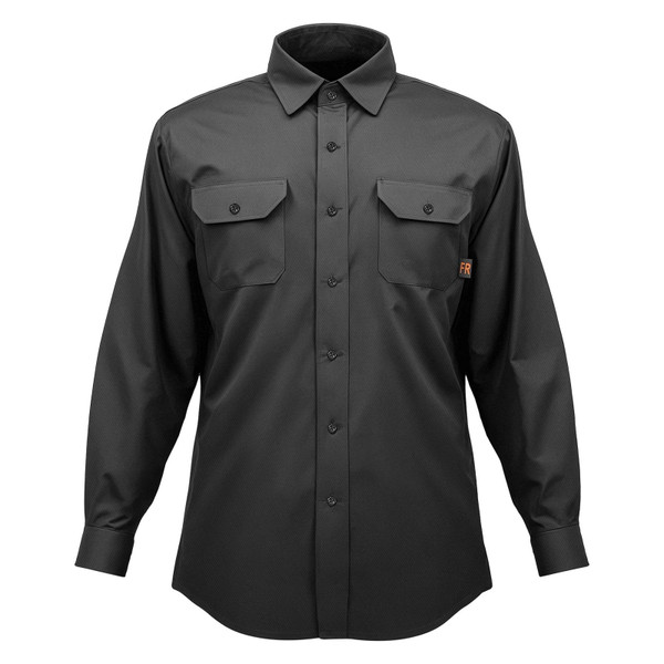 Flame Resistant Welding Jacket, 7oz. FR Shirts for Men, Machine Washable Cotton Heat-Resistant Weld E415-KSKCMKSKAKCMN3CIZV0
