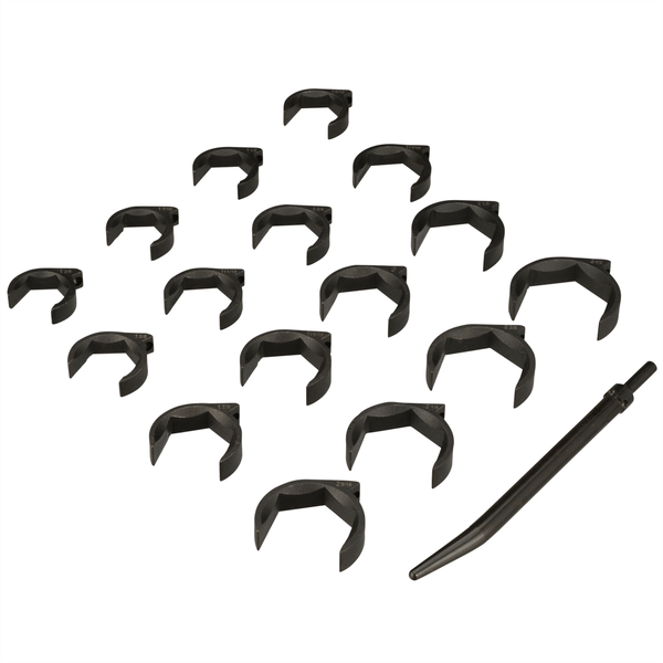 Milton Industries LTI Tool By MIlton 16-Piece SAE SHOCKIT Crows Foot Set - Heavy Duty Industrial /  T398-LTILT1900XL