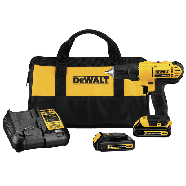 DeWalt 20 Volt Comp Drill/Driver T398-DWTDCD771C2