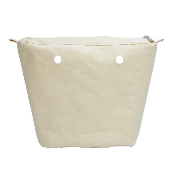 Color: Mustard, Size: M, Ships From: CHINA - New 1 PC Canvas Inner O bag Organizer Insert Zipper Po F640-12000050687574084