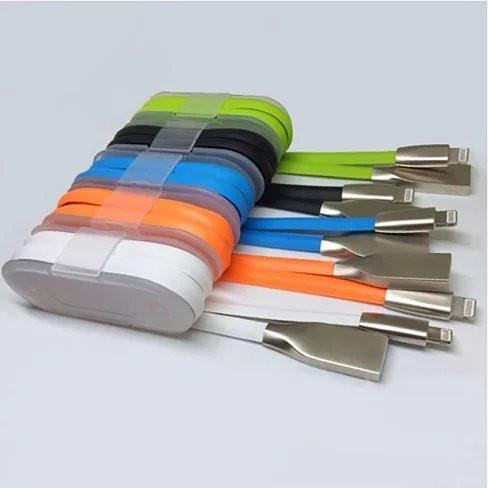 Type: Apple - 8 PIN,Color: Blue - Steel Cable Connectors And Super Strong Charging Cable For Your S K290-18630221637