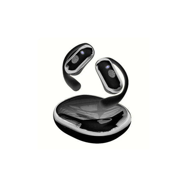 Color: Metallic - Black-Silver - AirVibe Open-Ear Bluetooth Earbuds K290-51176402747665