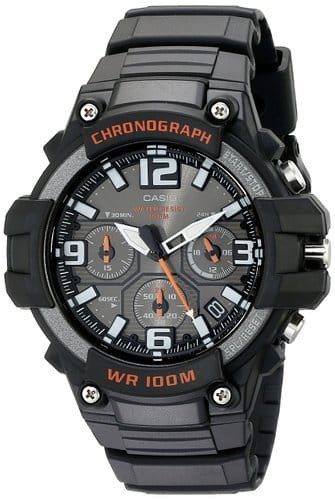 Casio Men's MCW-100H-1AVCF Heavy Duty Design Watch with Black Silicone Band Watch G818-MCW100H-1AVCF