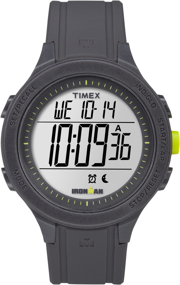 Timex Men's TW5M14500 Ironman Essential 30 Black/Lime Silicone Strap Watch G818-TW5M14500