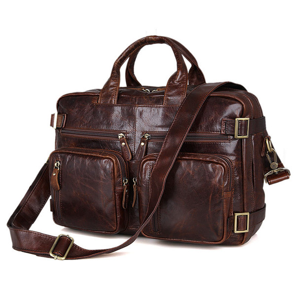 Men's business series of personality, generous men's leather handbag slant bag shoulder bag 7026 Q119-CJBHNSNS00431