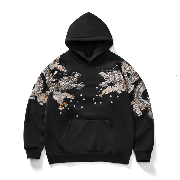 Mens Loose Fit Polyester Embroidered Chinese Style Jacket Q119-CJWY2651080