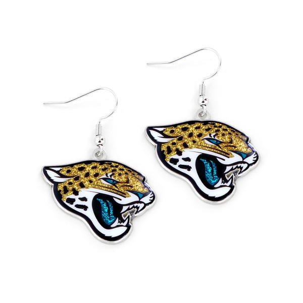 Jacksonville Jaguars Earrings Glitter Dazzle Z157-6326478991