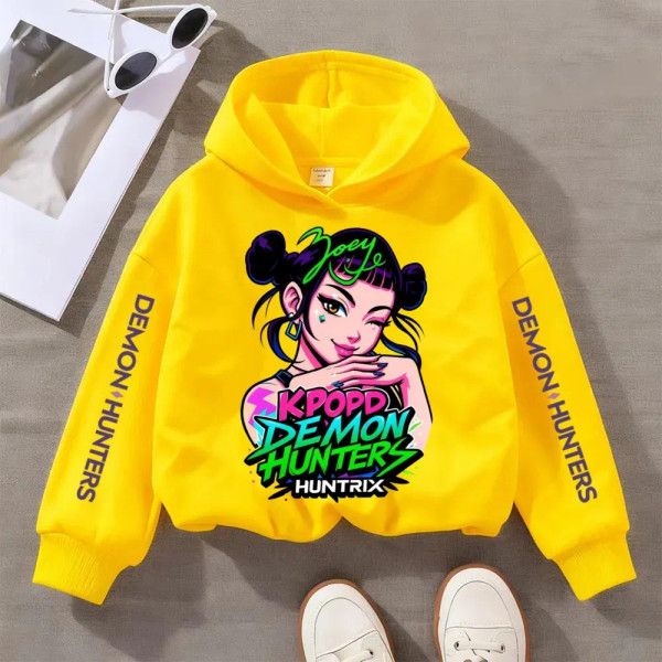 Color: Gold, Kid Size: 110 - Kpop Witch Hunt Children's clothing, including men's and women's sprin F640-12000050835919851