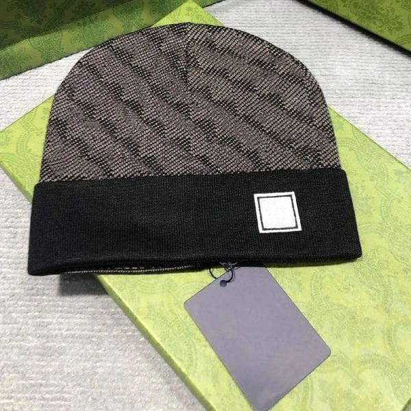 Color: Beanie 9 - Adult: yes - beanie hat designer Men woman bonnet skull cap knit for Black Classi Y829-1404195765490475039