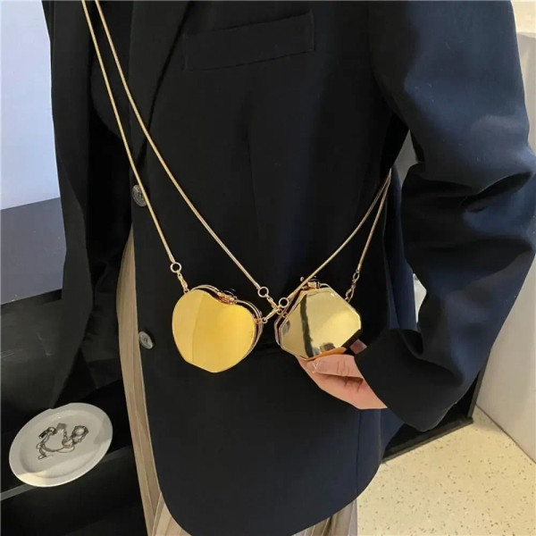 Color: Beige - New Shoulder Bag Women's Chain Mini Small Square Totes Bag Designer Luxury Messenger F640-12000038084760745