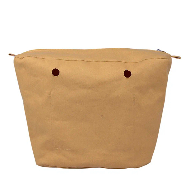 Color: Gold, Size: S, Ships From: CHINA - New 1 PC Canvas Inner O bag Organizer Insert Zipper Pocke F640-12000050687574059