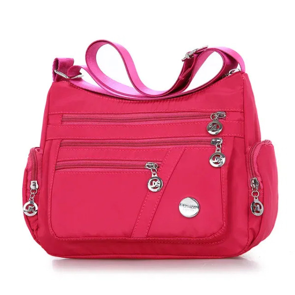 Color: Stone, Size: S - Yogodlns Oxford Waterproof Shoulder Bag Women Casual Crossbody Bag Multifun F640-12000036845555992