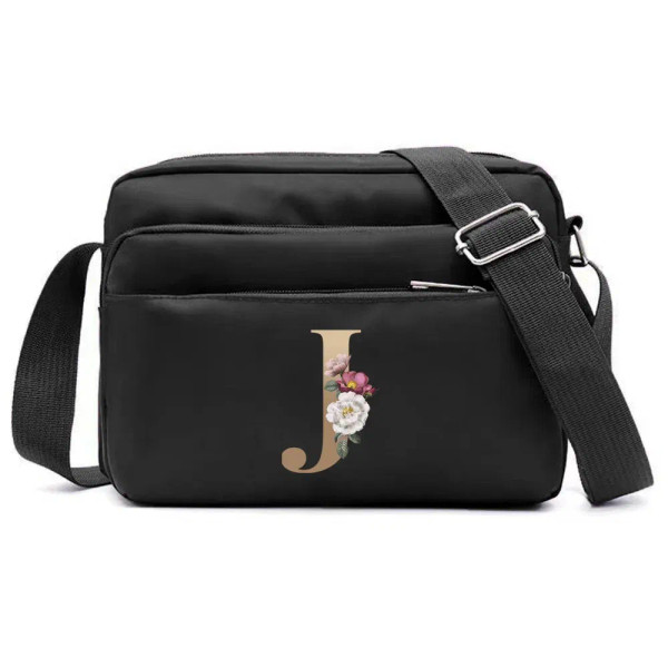 Color: army green - New Fashion Multi-layer Travel Leisure Simple Storage Bag Black Gold Letter Ser F640-12000038175142856