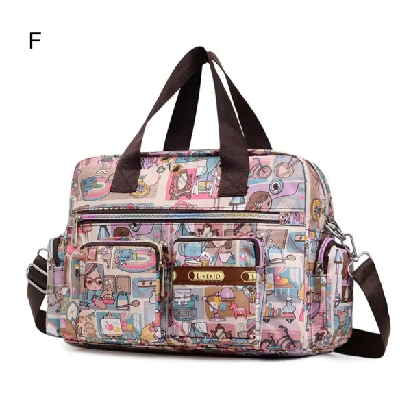 Color: Clear - Casual Large Capacity Women's Travel Bags Easy to Carry Sports Gym Bag Overnight Sho F640-12000043199580227