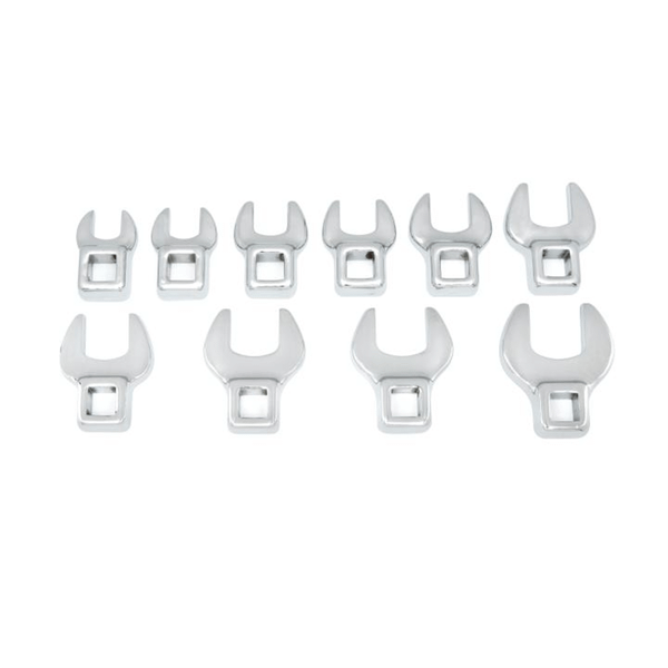 GearWrench 10 Piece 3/8 Inch Drive Crowfoot Metric Wrench Set T398-KDT81909
