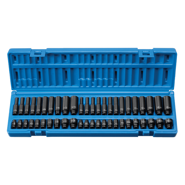 Grey Pneumatic 1/4" Dr. Std. & Dp. Fractional& Metric Master Set T398-GRE9748