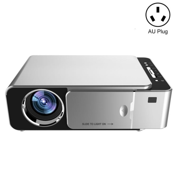 T6 2000ANSI Lumens Mini Theater Projector, Android 7.1 RK3128 Quad Core, 1GB+8GB, AU Plug(Silver) A146-DMP0156S