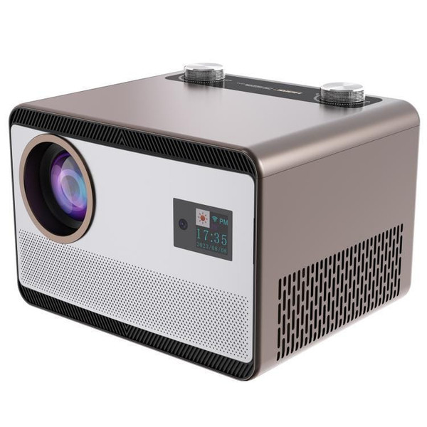 Cheerlux C58A1 Whale OS Version 1920x1080P 650ANSI Smart Projector, US Plug, with Front Display(Tar A146-EDA008436601A