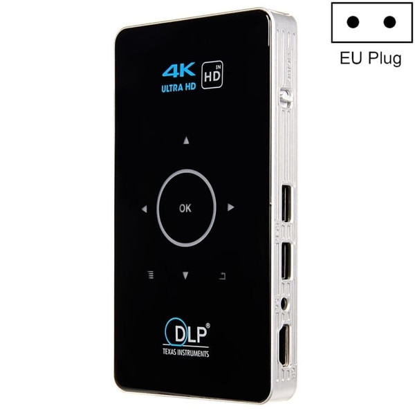 C6 2GB+32GB Android Smart DLP HD Projector Mini Wireless Projector, US Plug (Black) A146-TBD0575548002